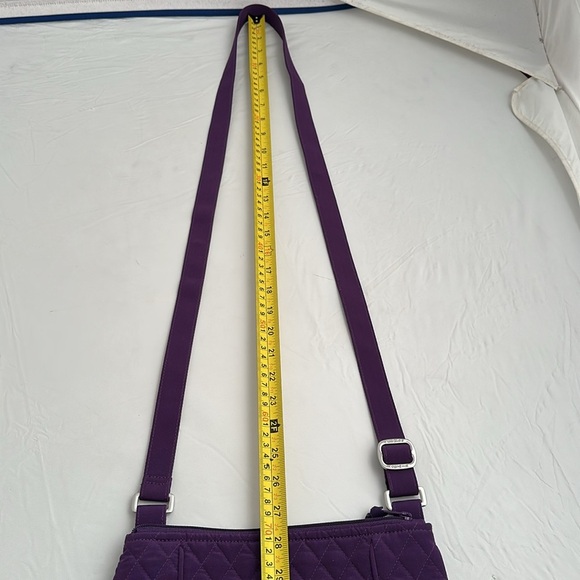 Vera Bradley Elderberry purple quilted Hipster crossbody bag - Picture 12 of 12